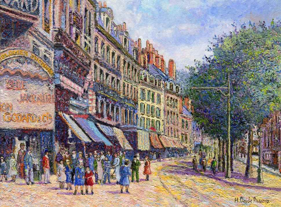Blois, la Grand'Rue - H. Claude Pissarro (b. 1935)
