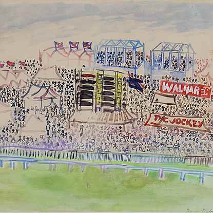 Le Champ de Courses à Epsom - Raoul Dufy (1877 - 1953)