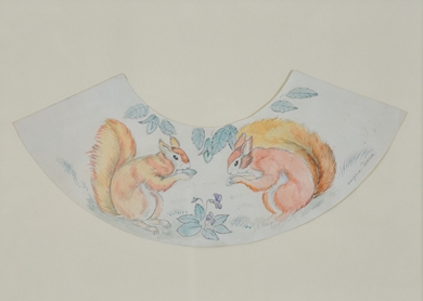 Georges Manzana Pissarro - Decorative Squirrel Design