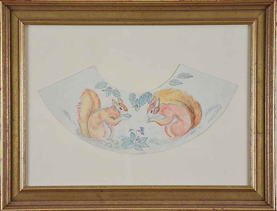 Decorative Squirrel Design - Georges Manzana Pissarro (1871 - 1961)