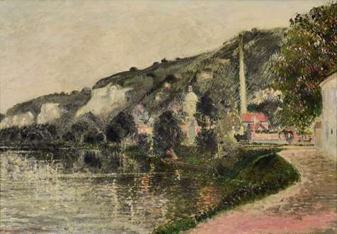Rivers Original Art - Gouche - River Scene, C.1930