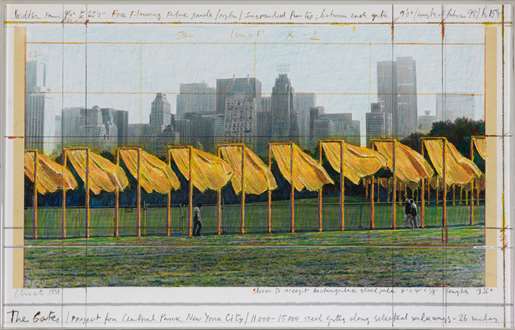  Christo - The Gates (Project for Central Park, New York City)