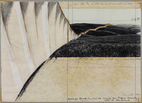  Christo - Running Fence (Project for Sonoma and Marin County State of California)