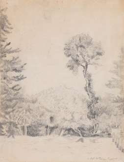 FélixPissarro - Landscape with Trees