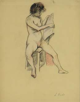Ludovic-RodoPissarro - Nude Reading