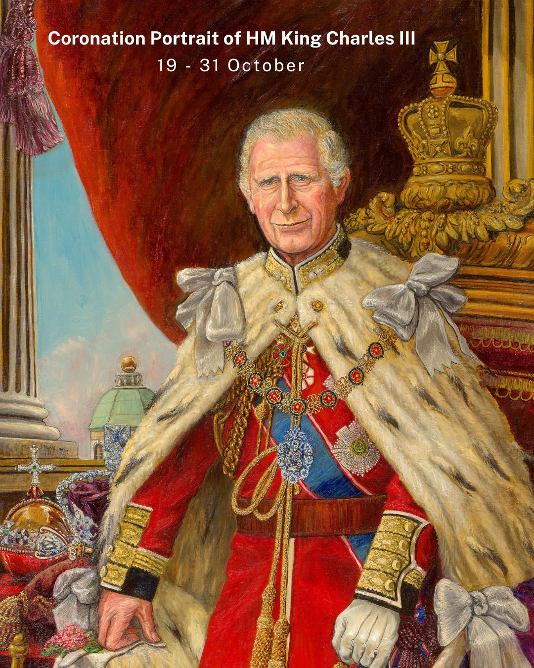 Coronation Portrait of HM King Charles III