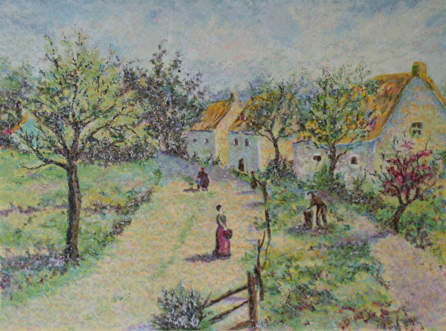 The Four Seasons - Autumn<br /> - Lélia Pissarro, Early Figurative (b. 1963)
