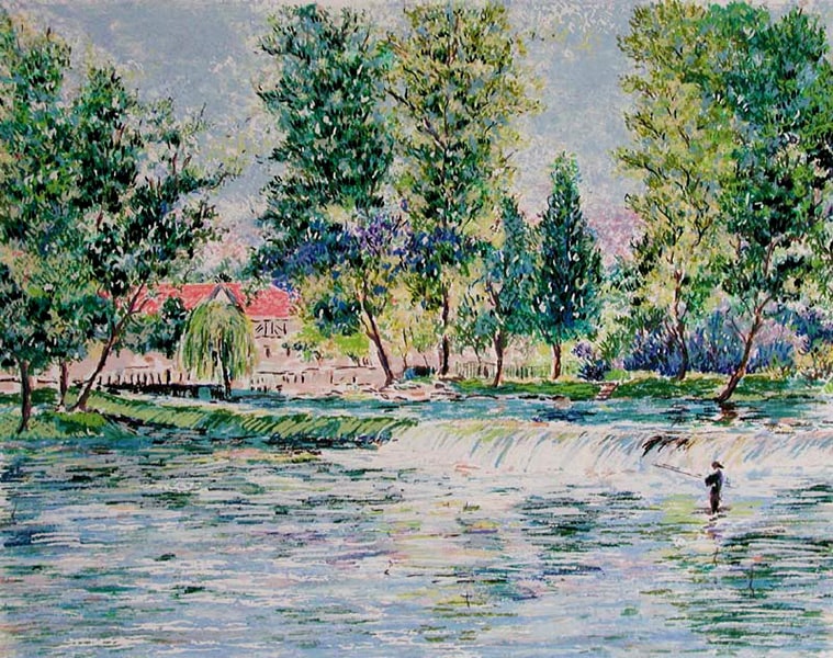 Series - Moulin du Vey - Lélia Pissarro, Early Figurative (b. 1963)