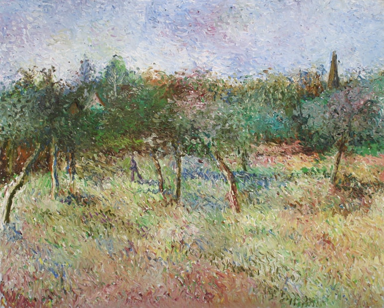 Verger - Hugues  Pissarro dit Pomié (b. 1935 - )