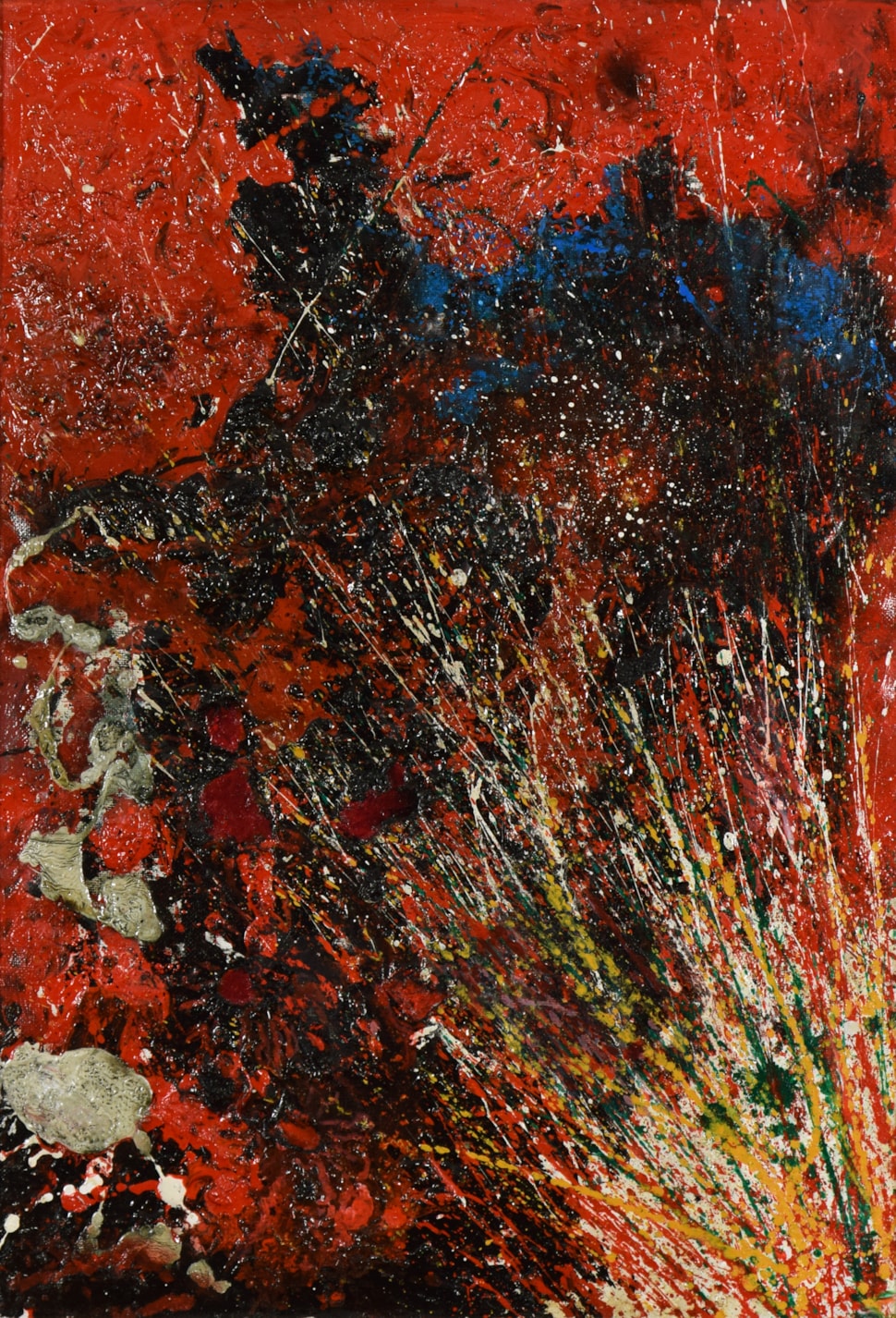 Red Composition - Toshimitsu Imai (1928 - 2002)