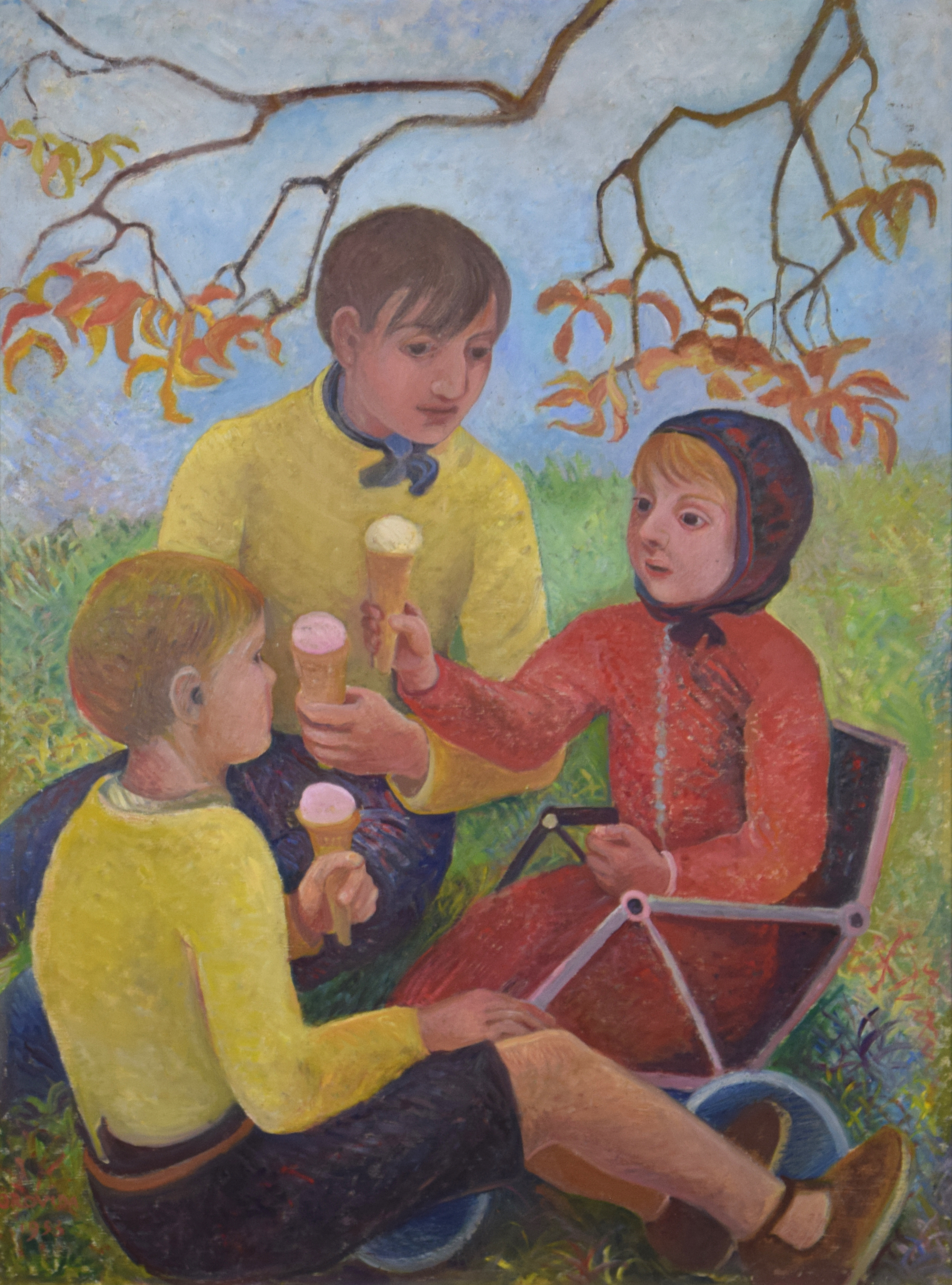 Ice Cream Picnic - Orovida Pissarro (1893 - 1968)