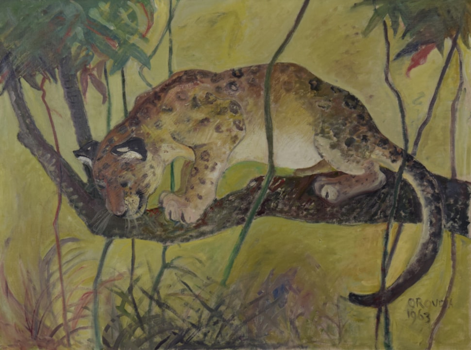 The Monkey Killer - Orovida Pissarro (1893 - 1968)