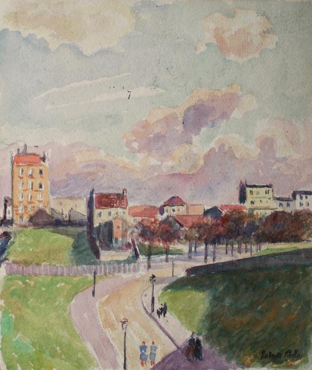 Paysage Parisien - Ludovic-Rodo Pissarro (1878 - 1952)