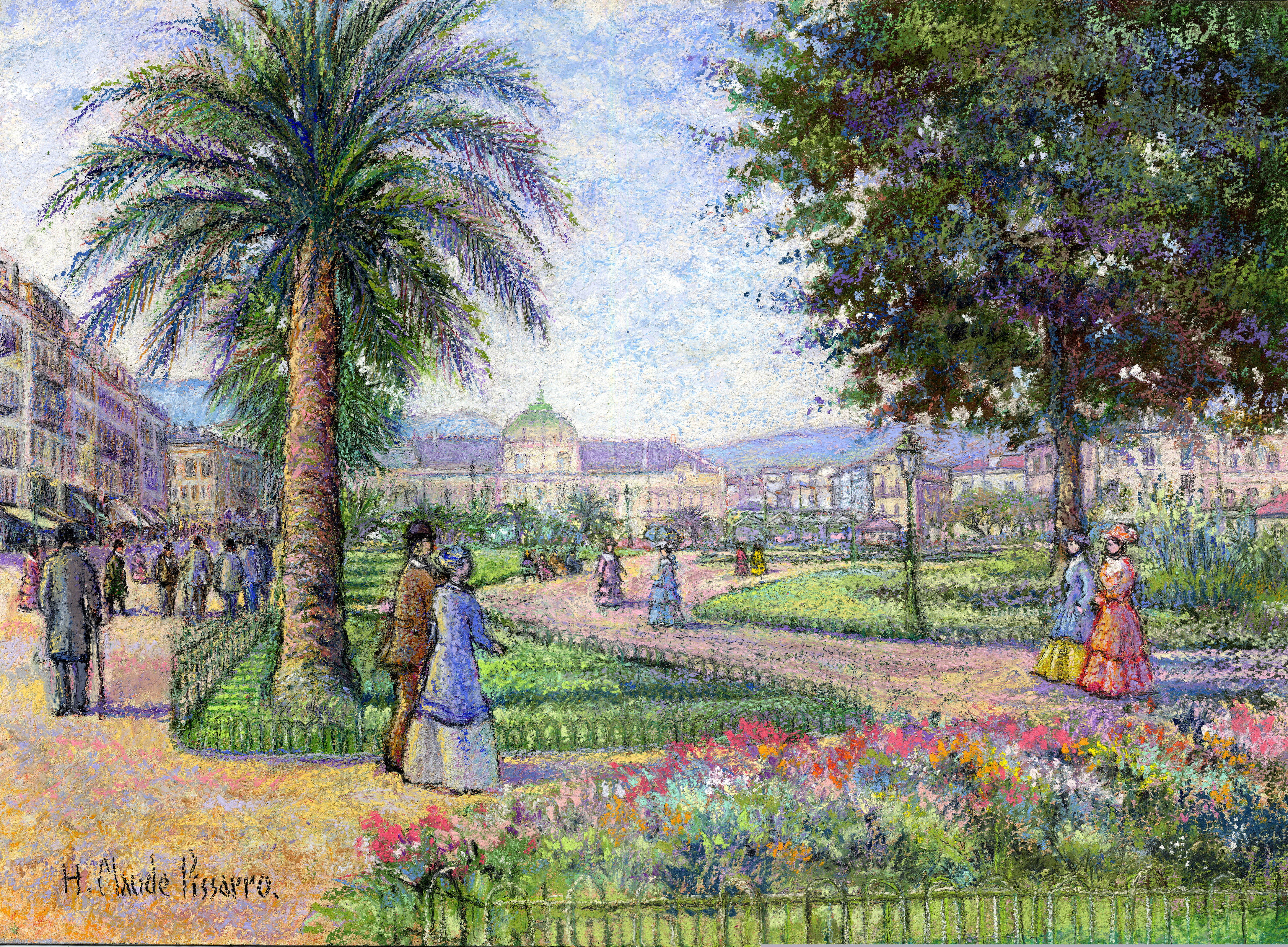 H. Claude Pissarro - Nice - Massena