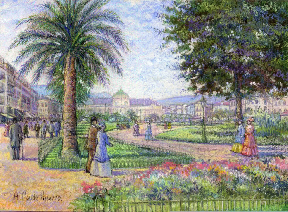 Nice - Massena - H. Claude Pissarro (b. 1935 - )