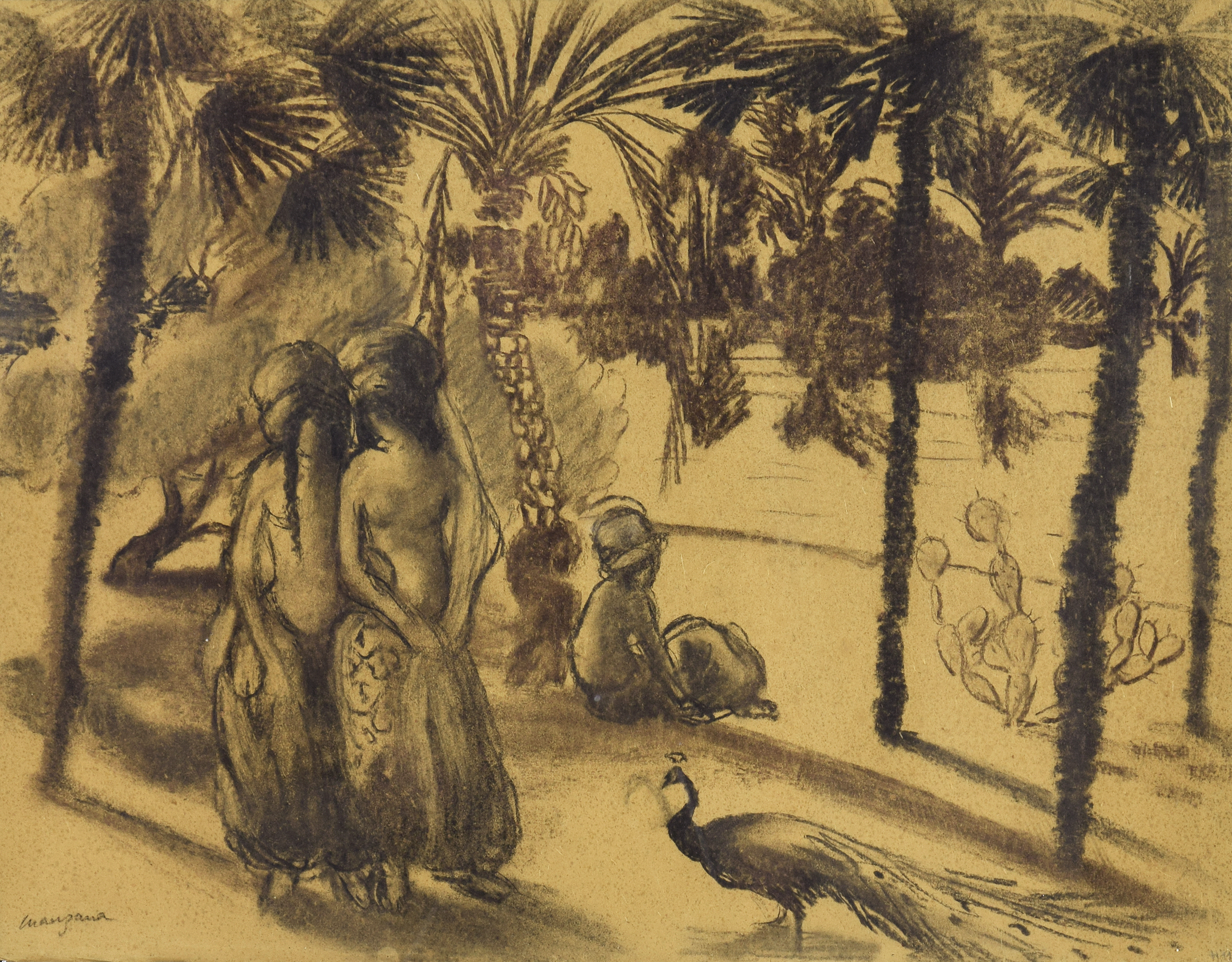 Georges Manzana Pissarro - La Promenade