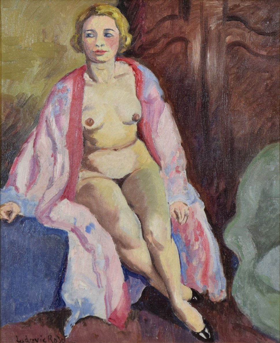 Nu Assise - Ludovic-Rodo Pissarro (1878 - 1952)