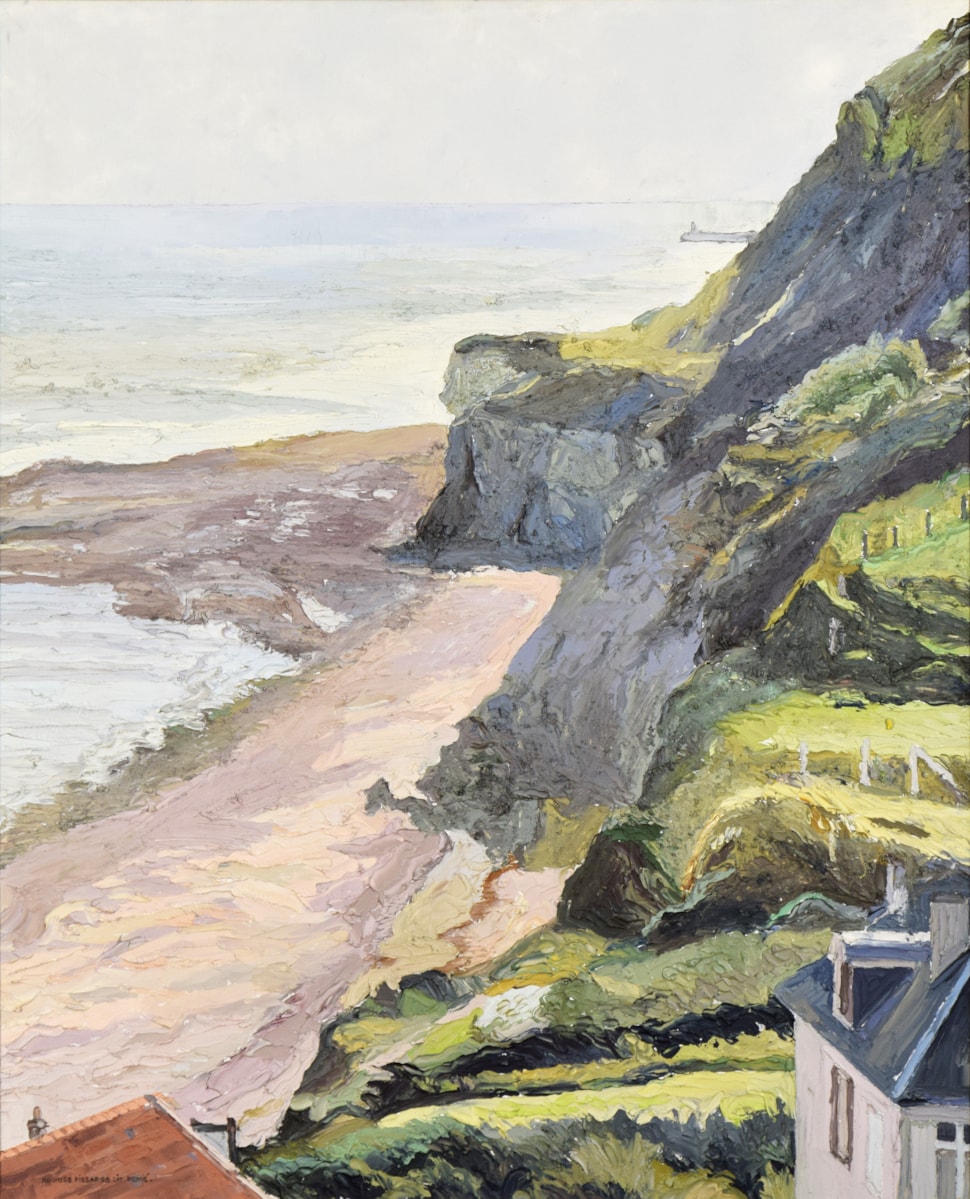 La Falaise de Sainte-Honorine - Hugues dit Pomié Pissarro (b. 1935 - )
