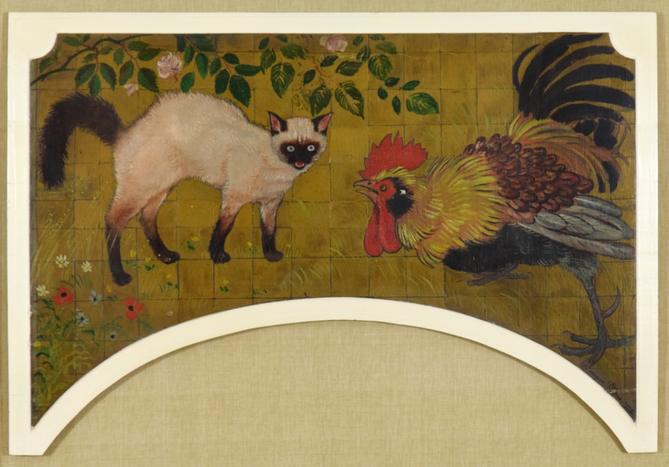 Cat and Cockerel - Georges Manzana Pissarro (1871 - 1961)