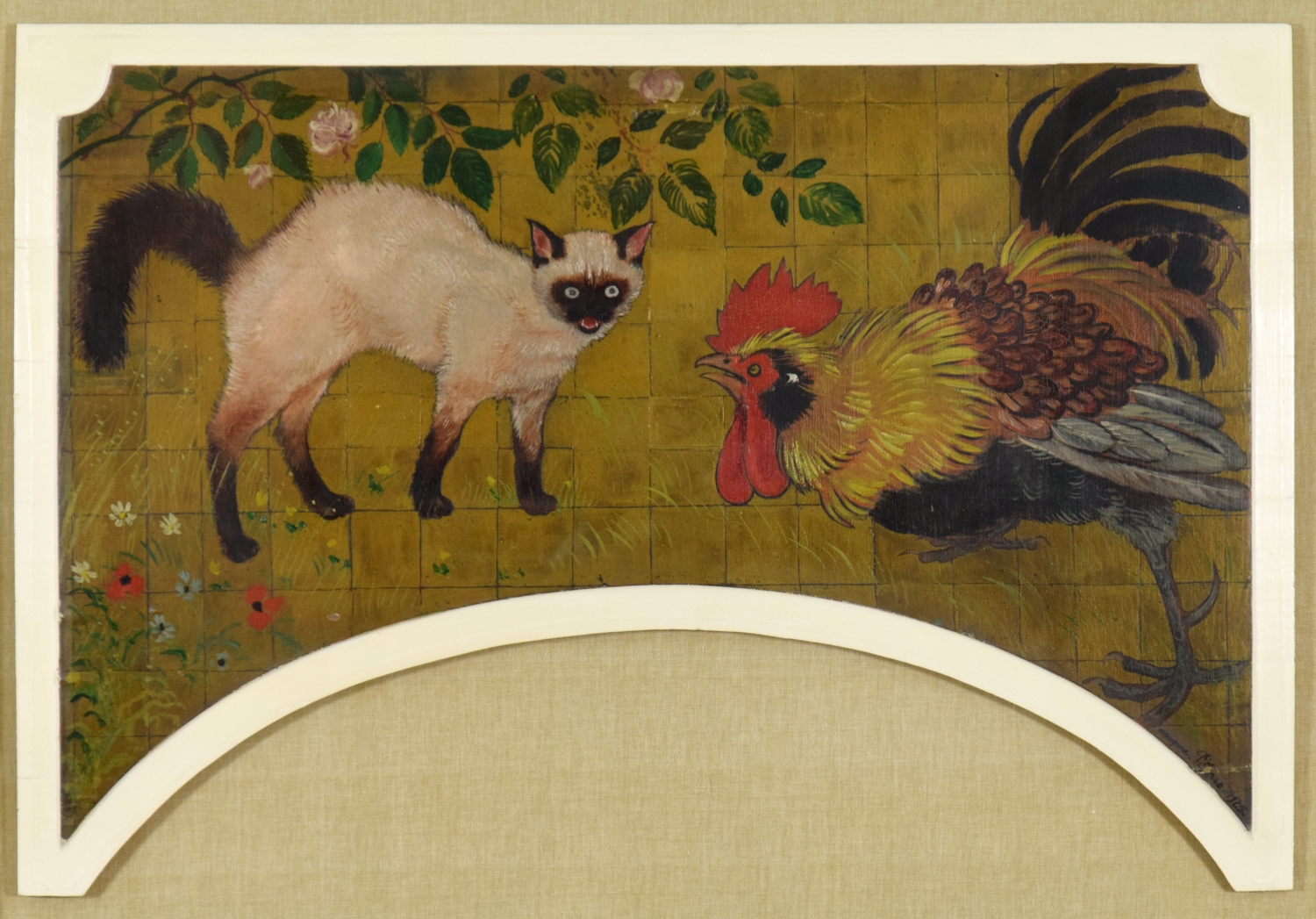 Cat and Cockerel - Georges Manzana Pissarro (1871 - 1961)