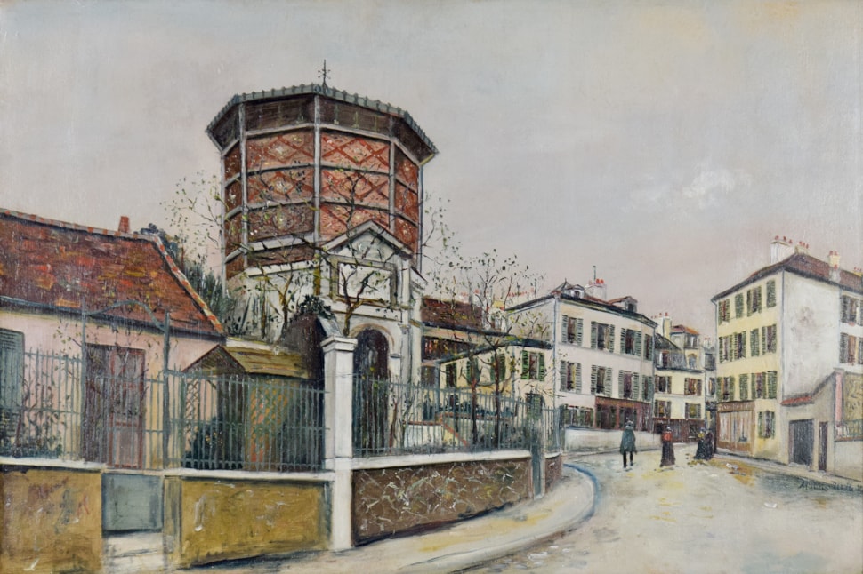 Place Jean-Baptiste-Clément - Maurice  Utrillo (1883 - 1955)