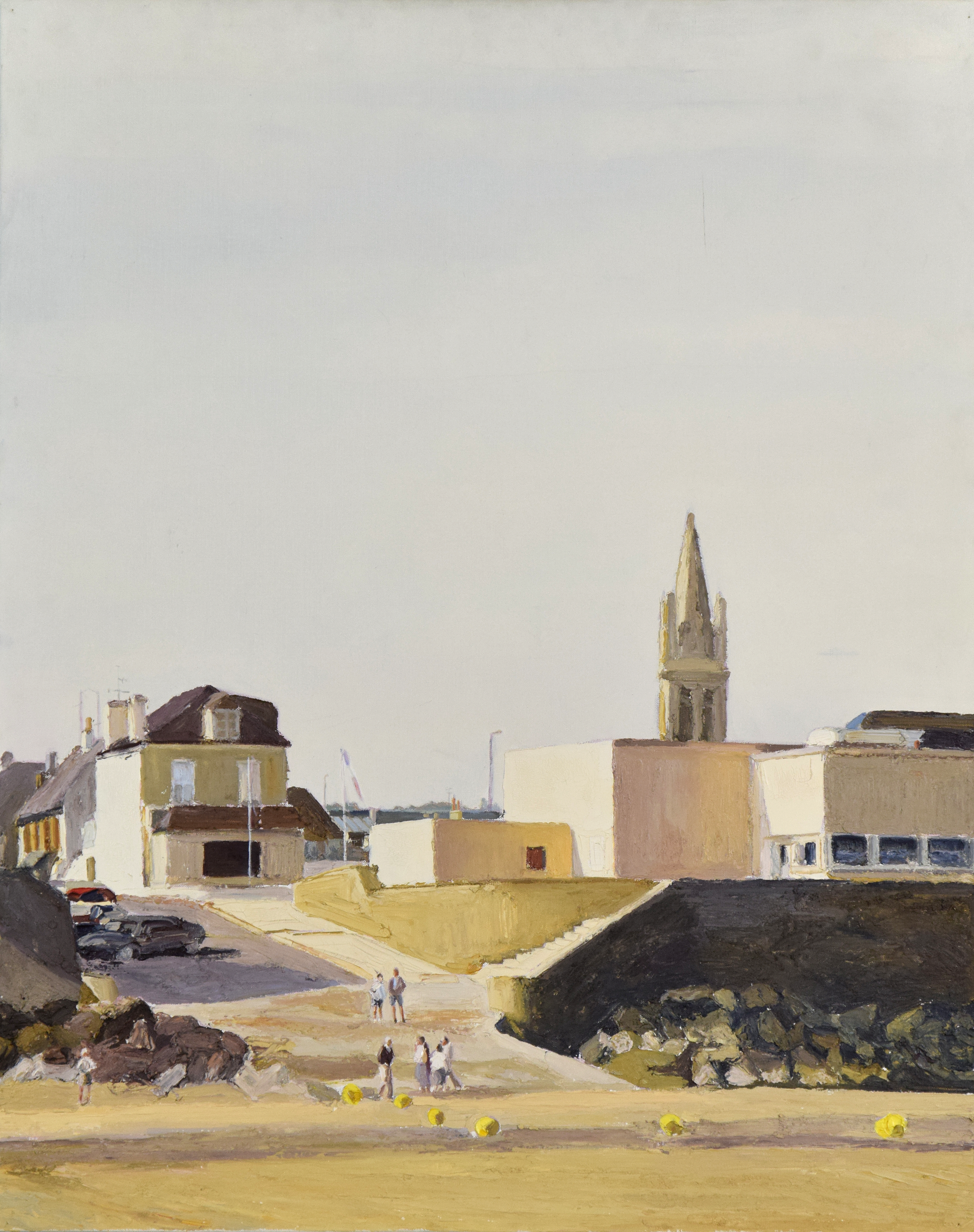 Hugues Pissarro dit Pomié - Arromanches - La Cale du Musée