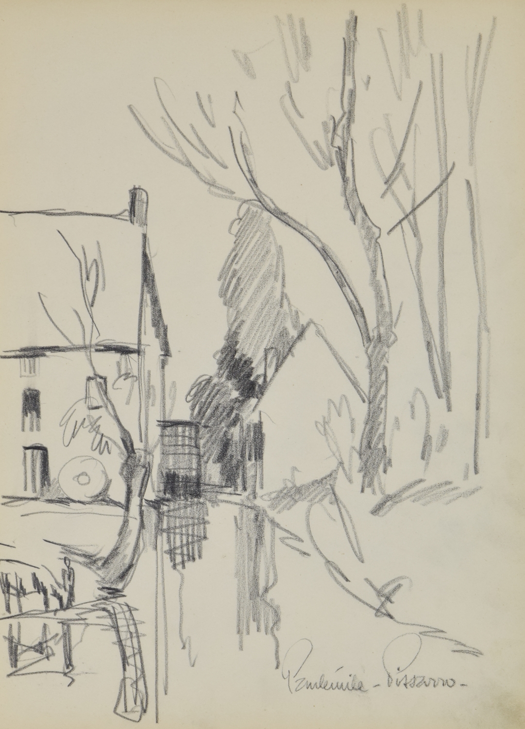 Village au bord de l'Eau - Paulémile Pissarro (1884 - 1972)