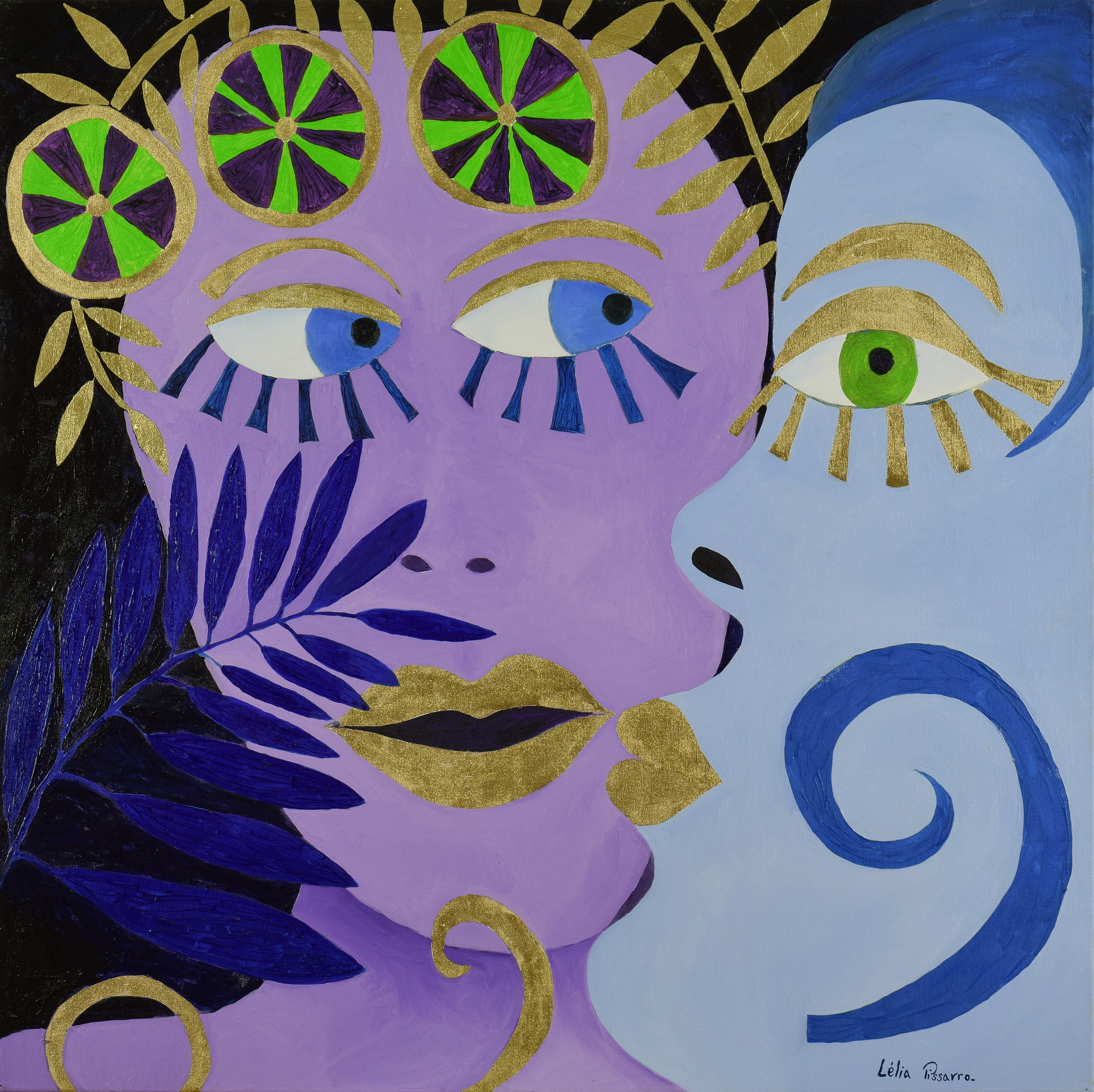 Cleopatra, Mistress of Julius Caesar and Mark Antony - L&#233;lia Pissarro, Contemporary (b. 1963 - )