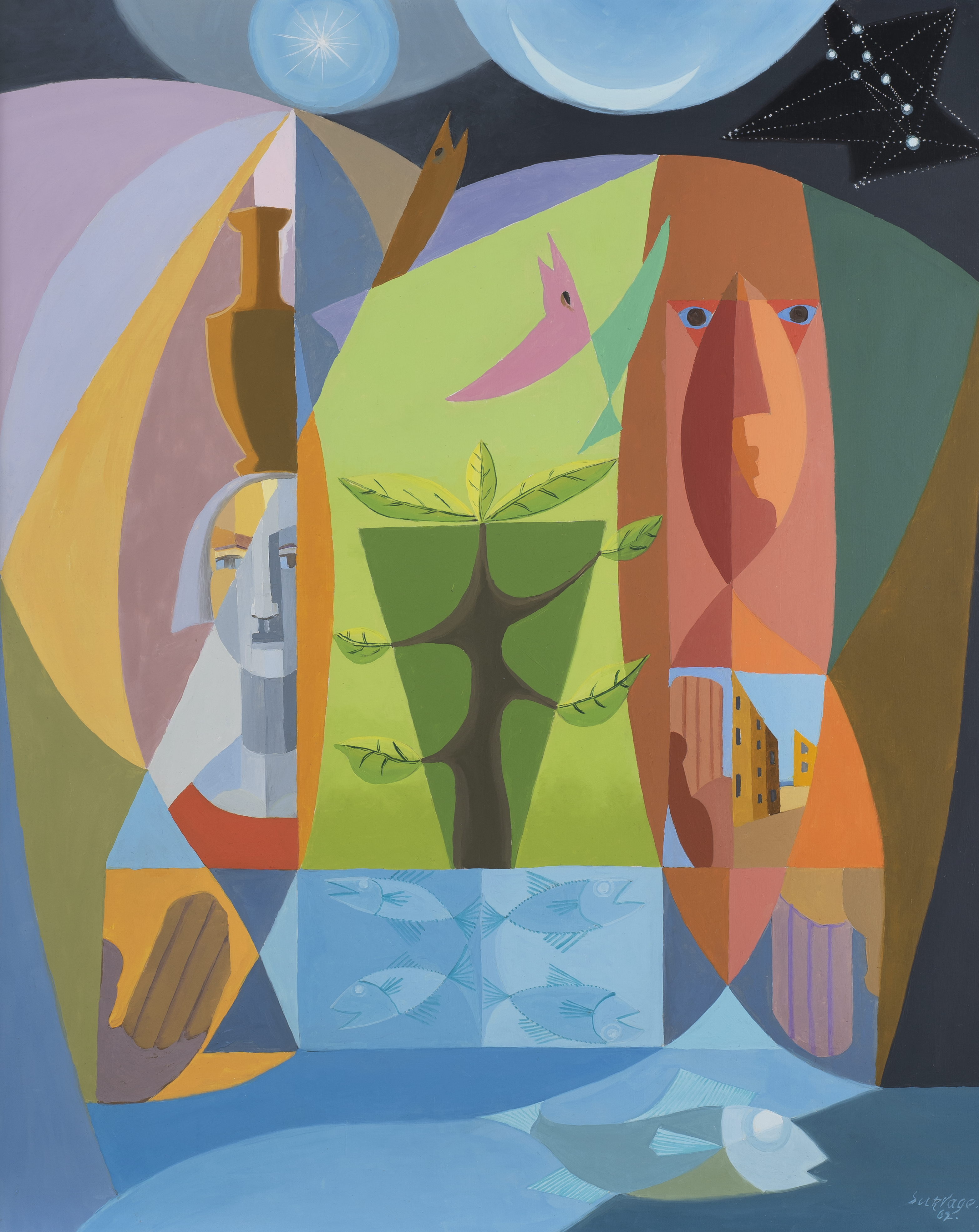 Porteuse - Léopold Survage (1879 - 1968)