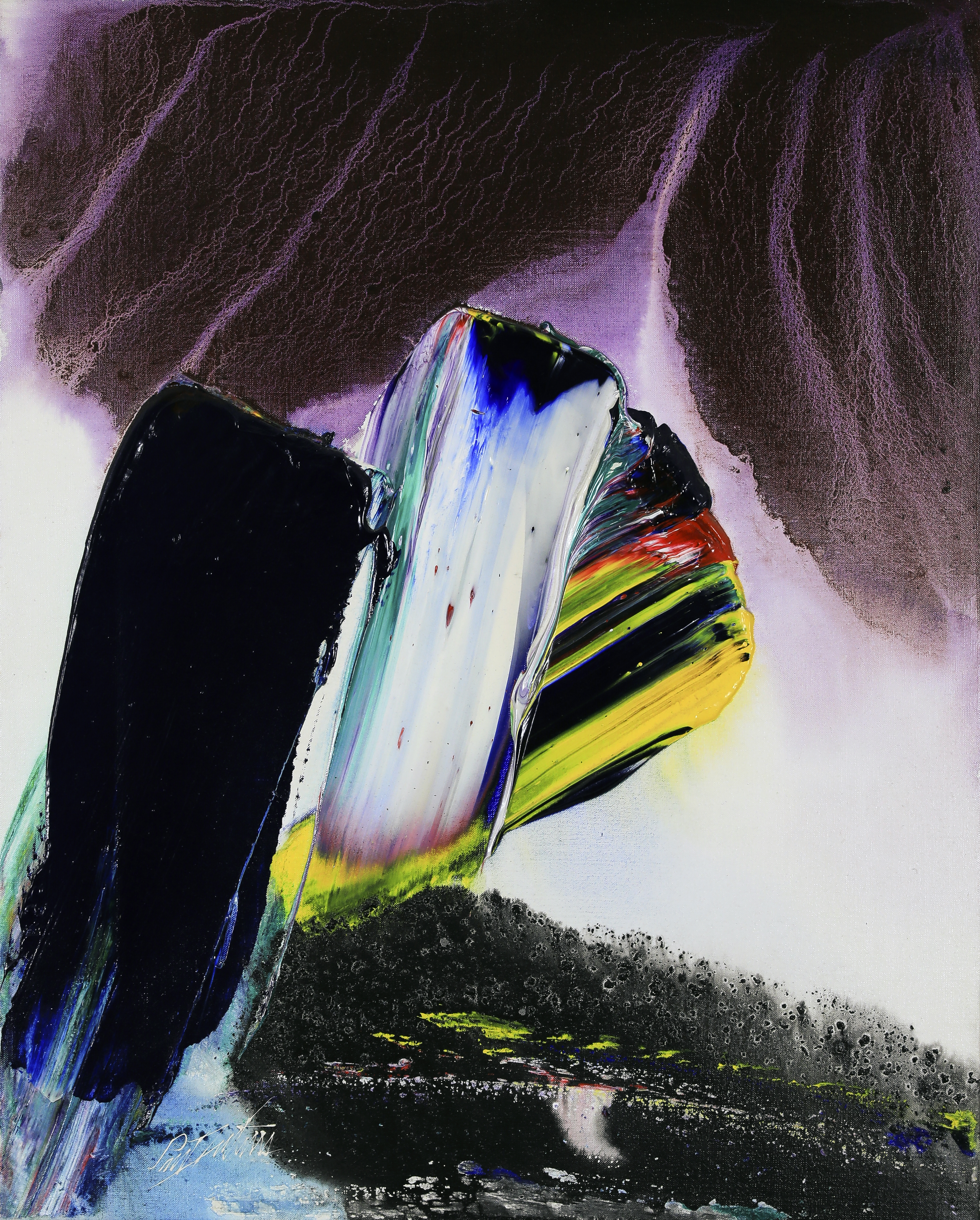 Phenomena Celtic Fire Torc - Paul Jenkins (1923 - 2012)