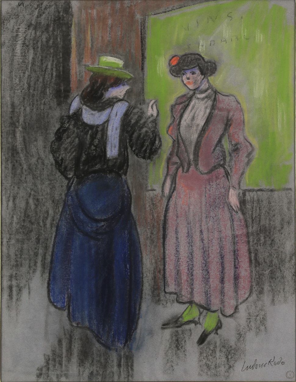 Parisian Ladies - Ludovic-Rodo Pissarro (1878 - 1952)