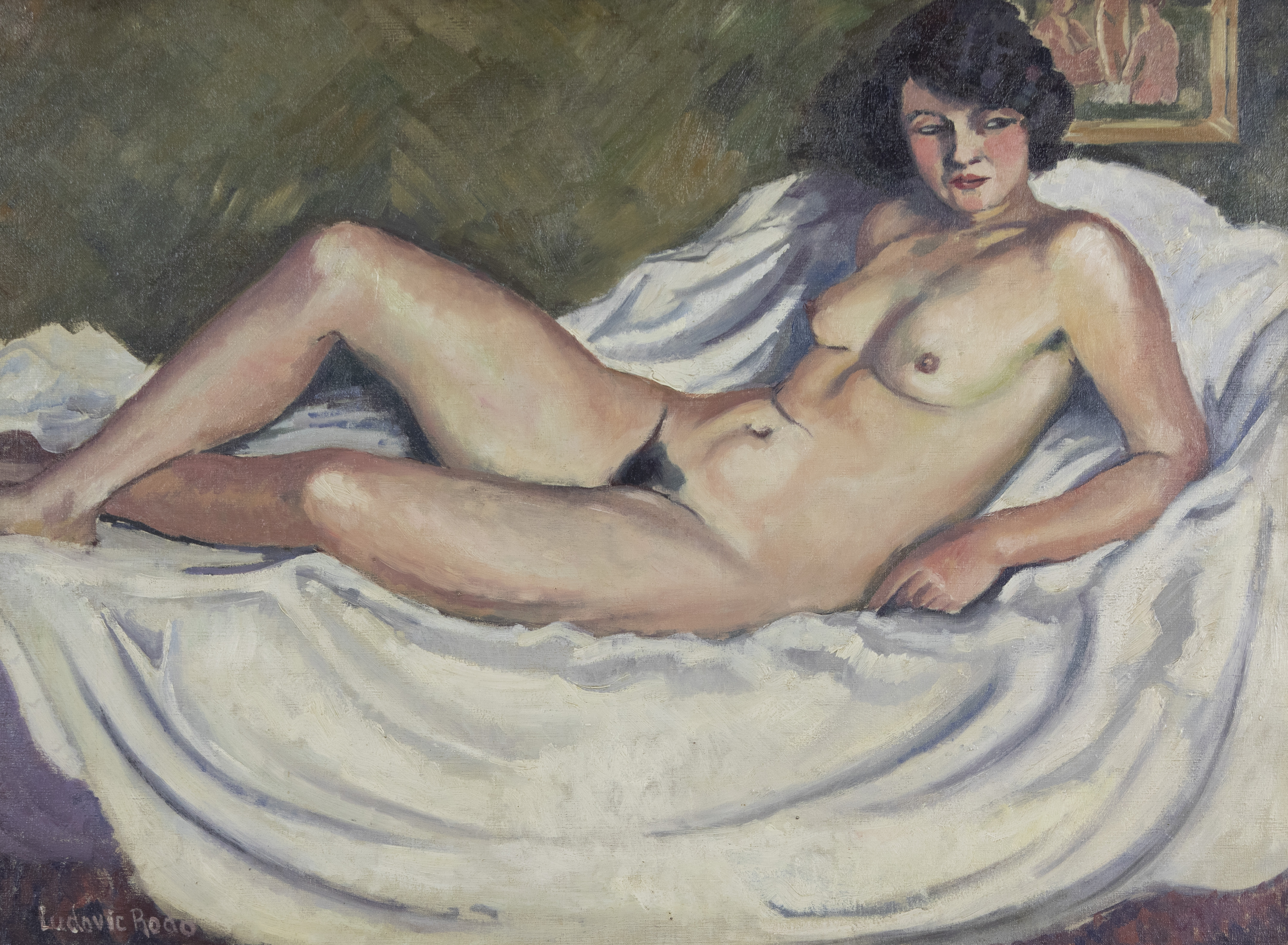Ludovic-Rodo Pissarro - La Brune au Tableau de Nu