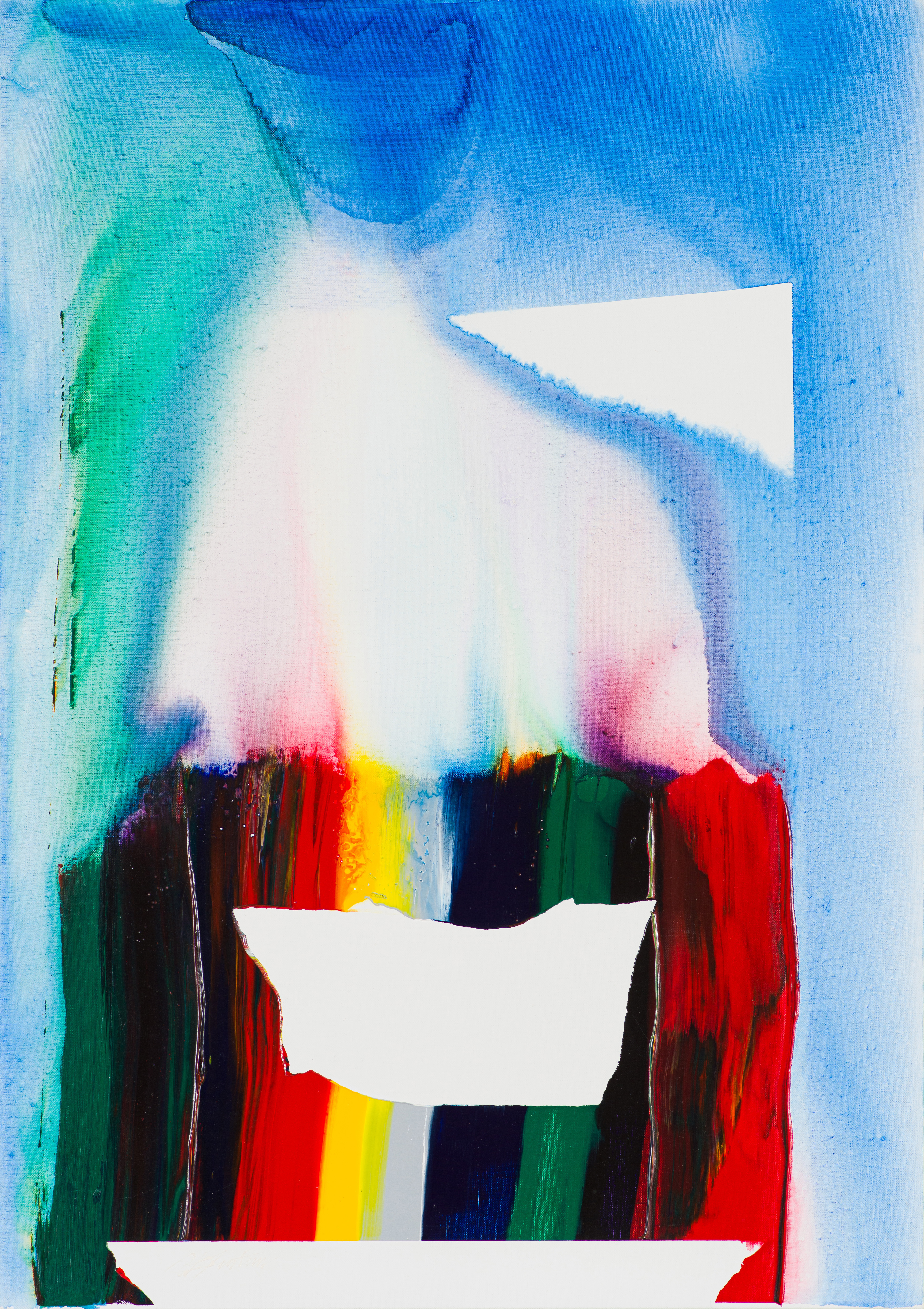 Phenomena Prism Mirror - Paul Jenkins (1923 - 2012)