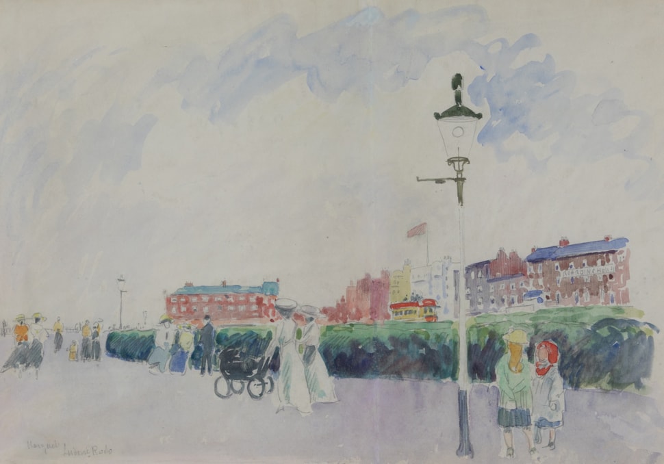 The Promenade, Margate - Ludovic-Rodo Pissarro (1878 - 1952)