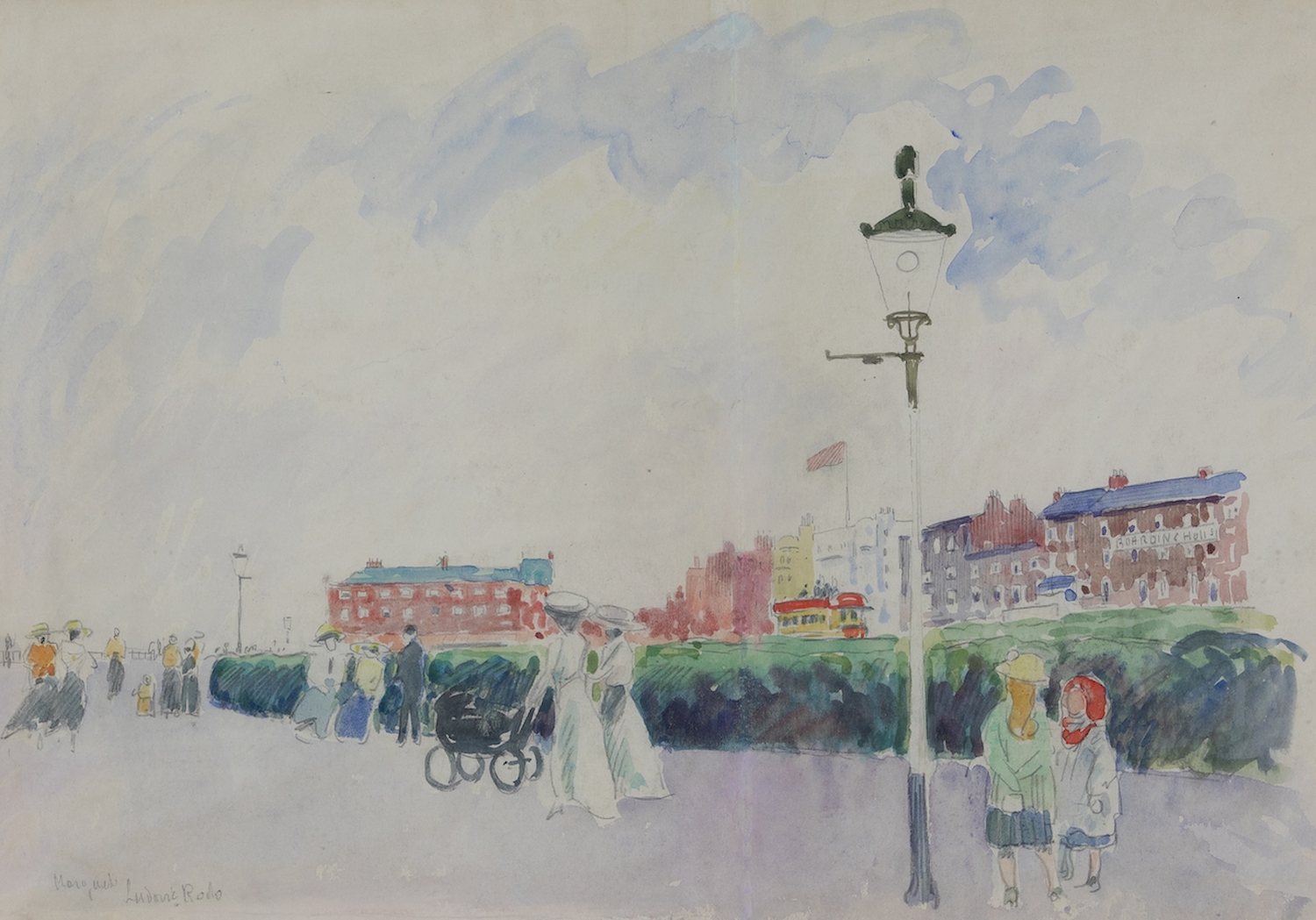 The Promenade, Margate - Ludovic-Rodo Pissarro (1878 - 1952)
