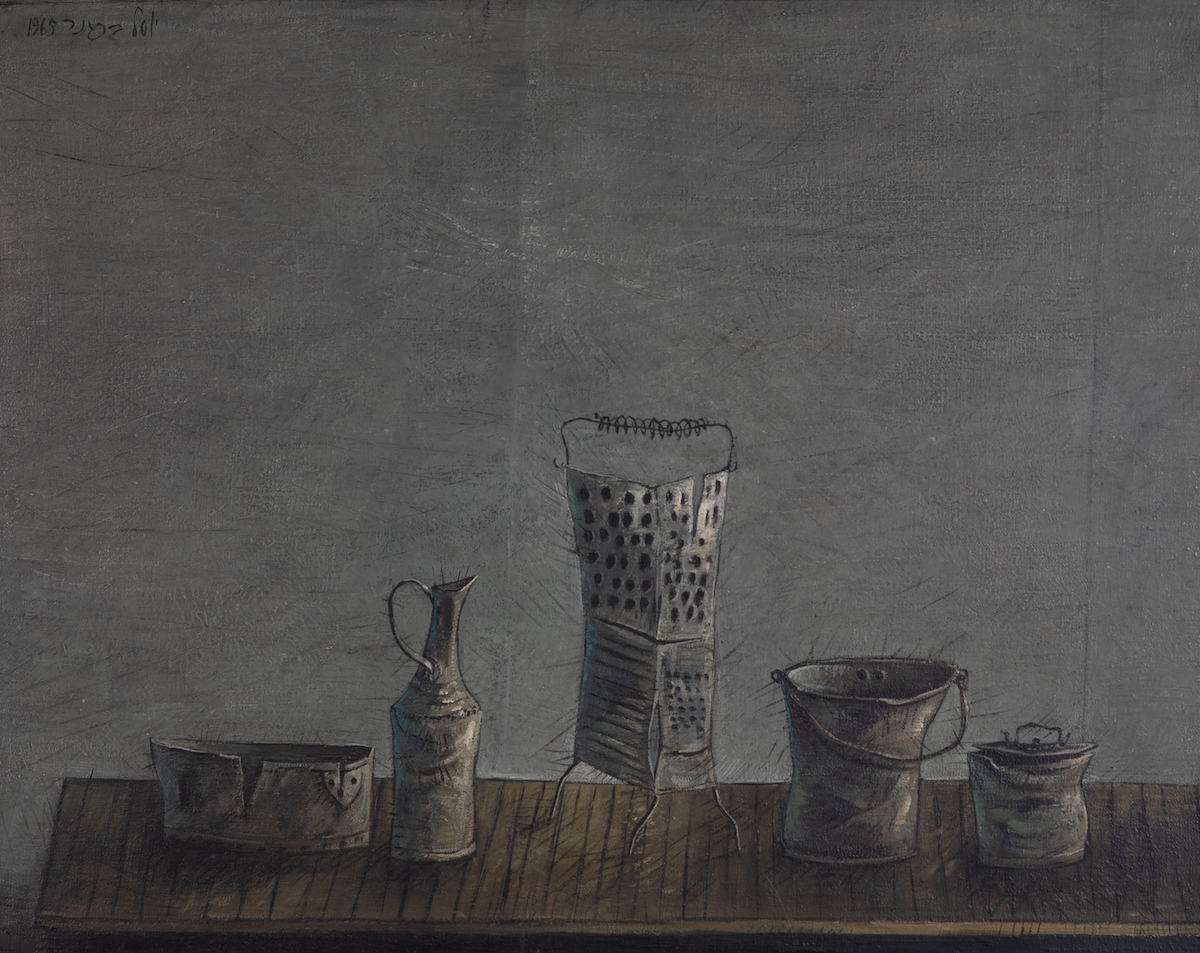 Vessels - Yosl Bergner (1920 - 2017) | Stern Pissaero Gallery. Oil on canvas 65 x 81.4 cm (25 ⁵/₈ x 32 inches) Signed and dated upper left Executed in 1965