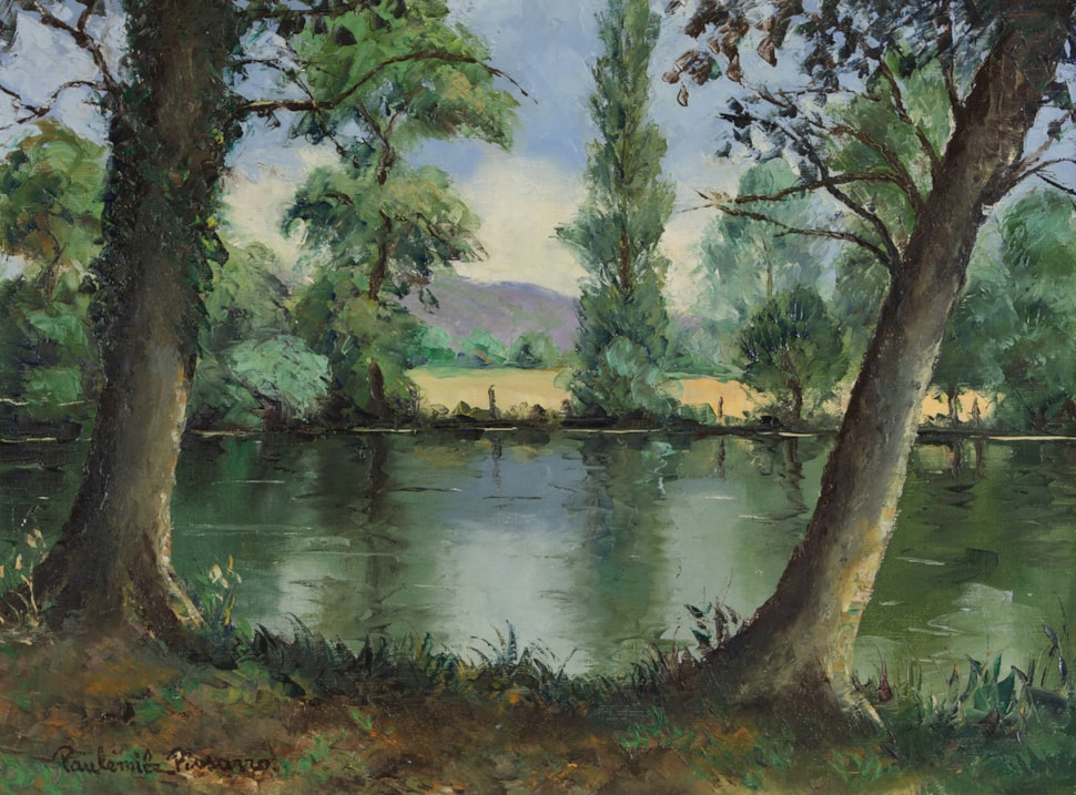 Bord de l'Orne - Paulémile Pissarro (1884 - 1972)