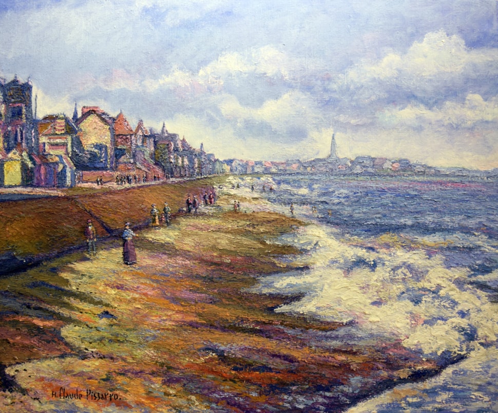 La Rade; Temps Gris - H. Claude Pissarro (b. 1935 - )