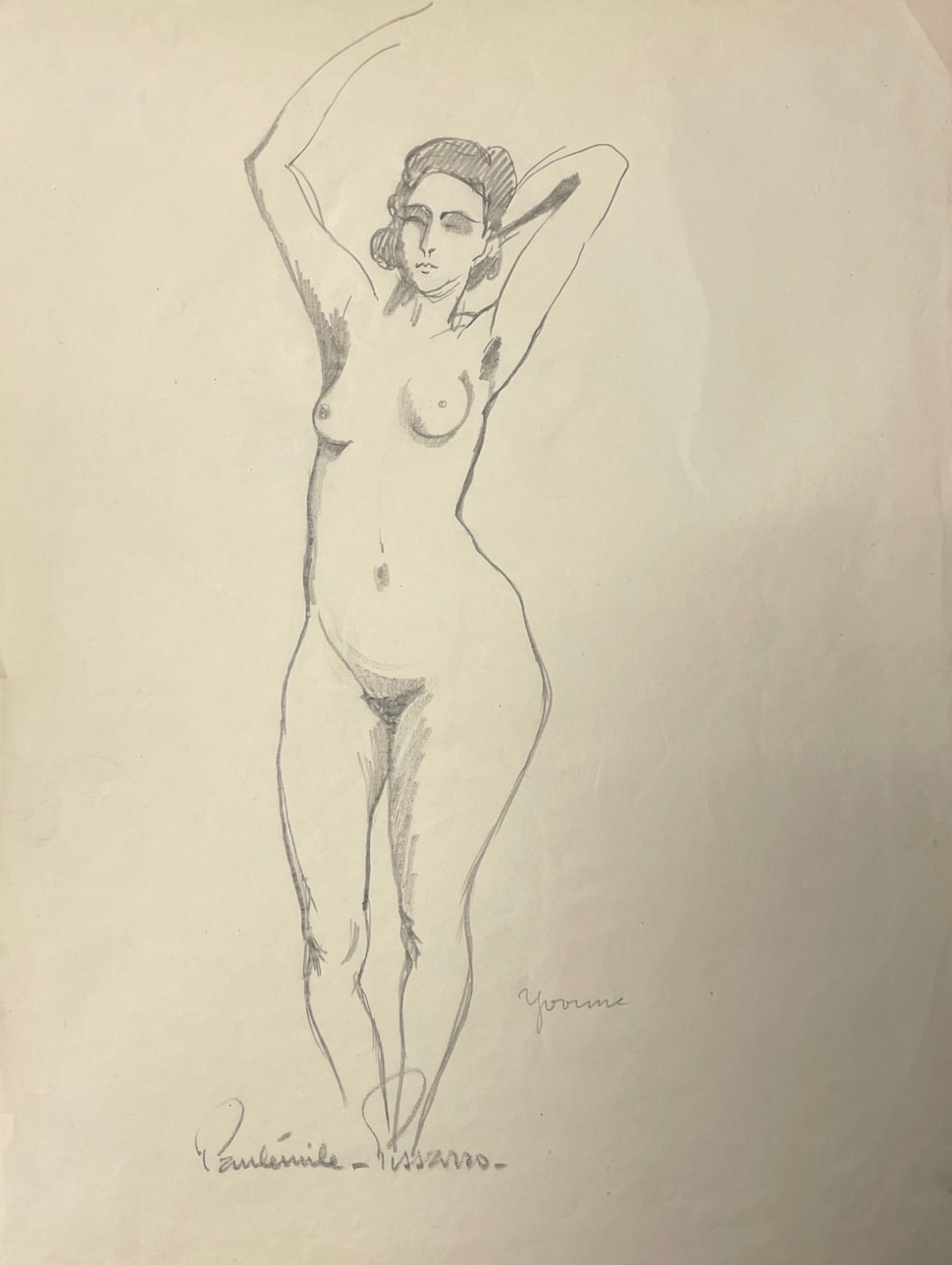 Yvonne debout - Paulémile Pissarro (1884 - 1972)