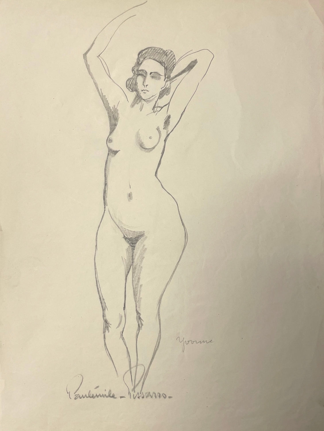 Yvonne debout - Paulémile Pissarro (1884 - 1972)