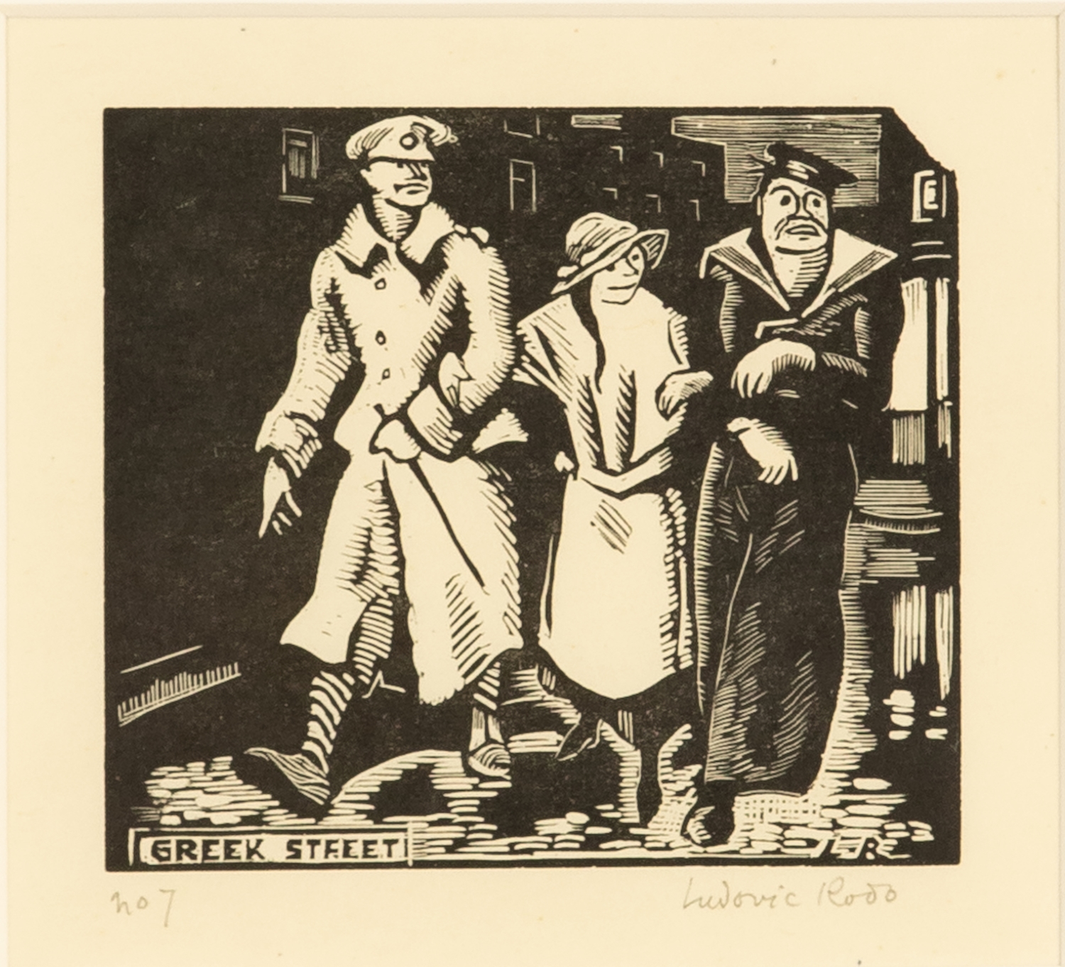 Greek Street - Ludovic-Rodo Pissarro (1878 - 1952)