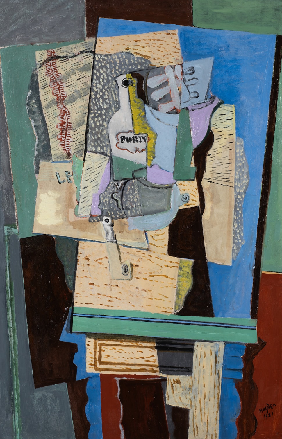Nature Morte avec Bouteille de Porto - Henri Hayden (1883 - 1970)