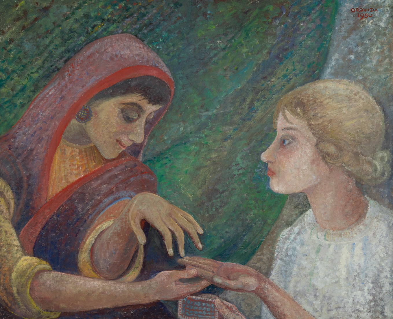 The Fortune Teller - Orovida Pissarro (1893 - 1968)