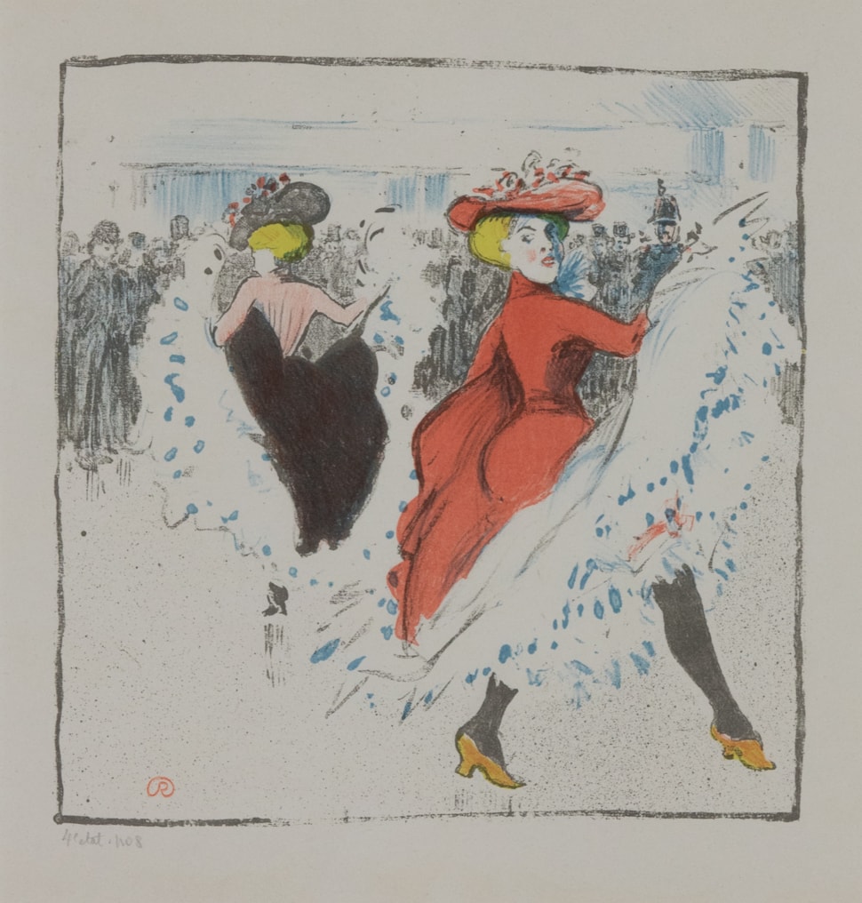 Le Can Can - Ludovic-Rodo Pissarro (1878 - 1952)