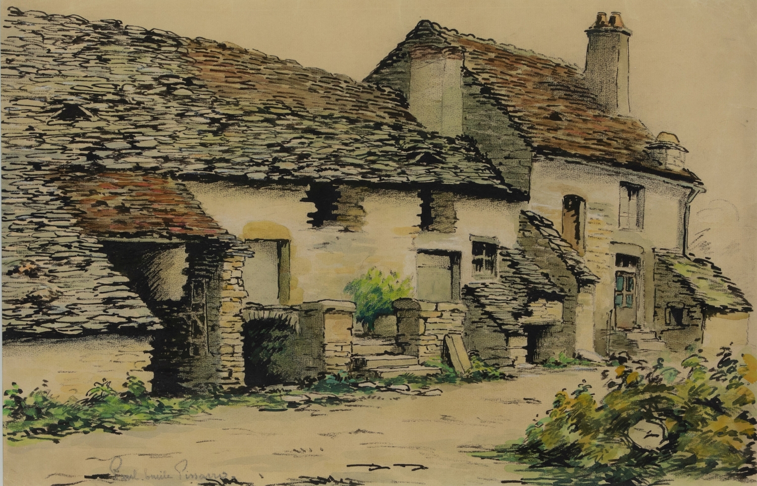 Le corps de ferme - Paulémile Pissarro (1884 - 1972)