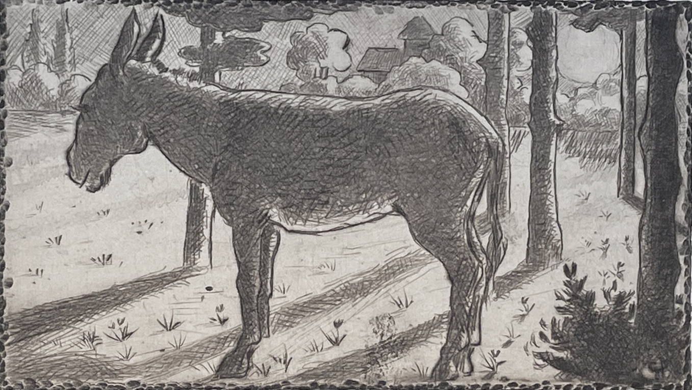 Georges Manzana Pissarro - Un Âne