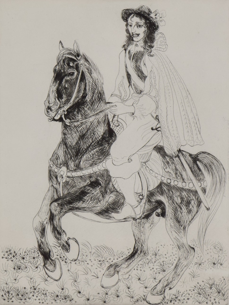 Rupert Rides - Orovida Pissarro (1893 - 1968)
