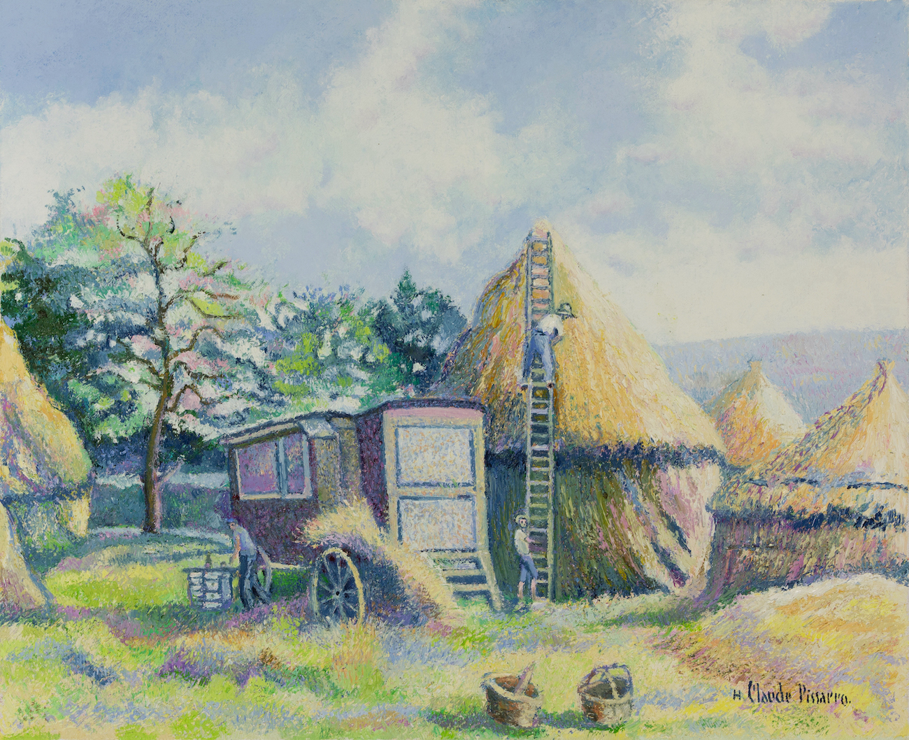 H. Claude Pissarro - Le Mois des Moissons, Environs de Meulan