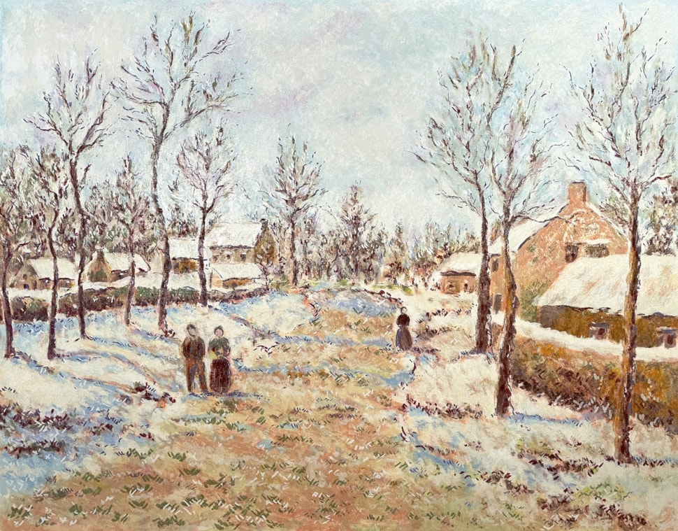 The Four Seasons - Winter - Lélia Pissarro, Early Figurative (b. 1963)