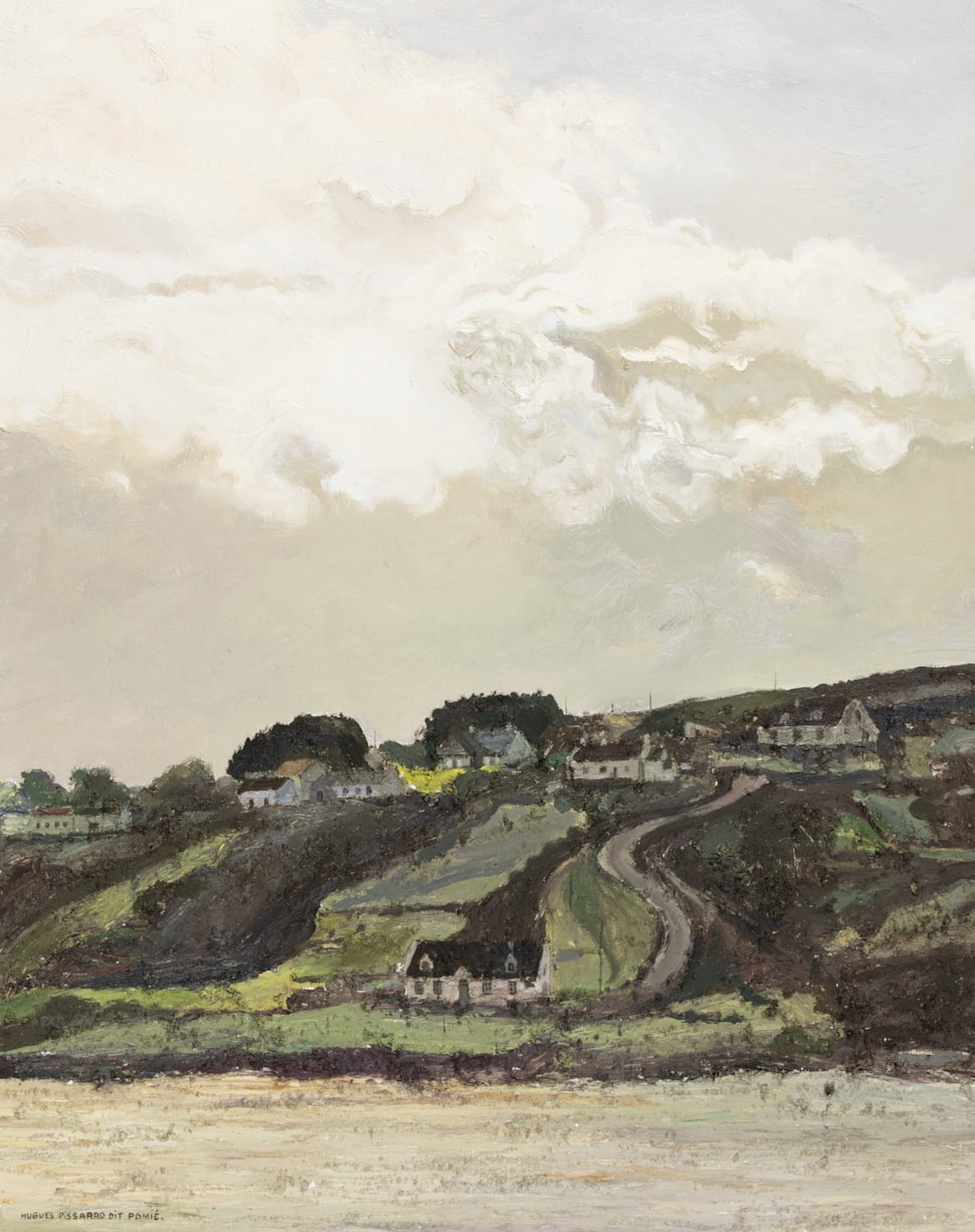 Route de Meenaclady, La Plage - Hugues dit Pomié Pissarro (b. 1935 - )
